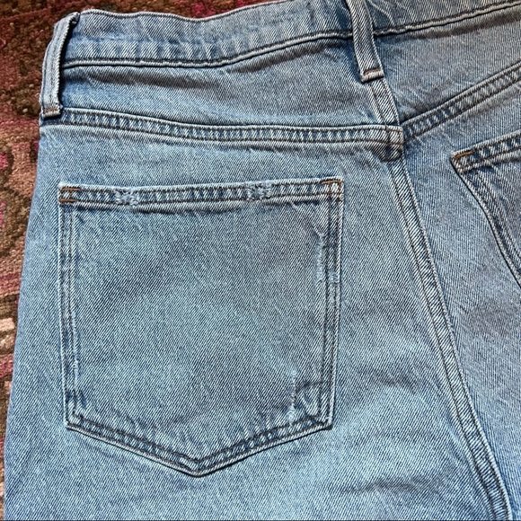 Madewell high-rise denim mid-length shorts - Picture 7 of 12